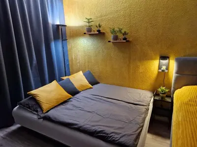 Ein Bett oder Betten in einem Zimmer der Unterkunft Apartment am Bocksberg II