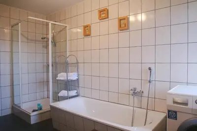 Ein Badezimmer in der Unterkunft Ferienhaus Bomeier
