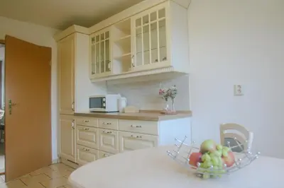 Küche/Küchenzeile in der Unterkunft Ferienhaus Bomeier