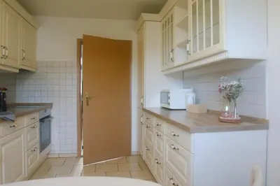 Küche/Küchenzeile in der Unterkunft Ferienhaus Bomeier