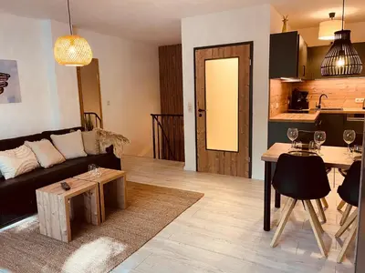 Küche/Küchenzeile in der Unterkunft Apartment an der Wurmbergseilbahn 4