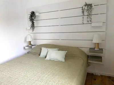 Ein Bett oder Betten in einem Zimmer der Unterkunft Fuchs-Fichte