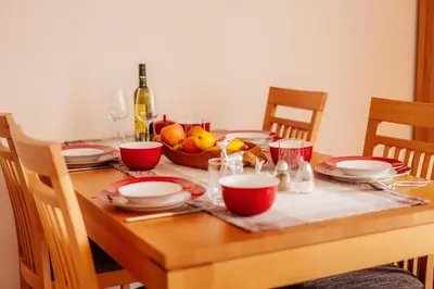 Getränke in der Unterkunft Ferienwohnung Landgraf