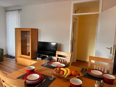 TV/Unterhaltungsangebot in der Unterkunft Ferienwohnung Landgraf