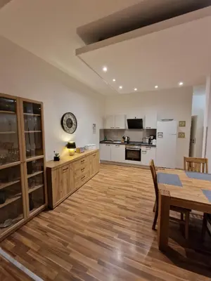 Küche/Küchenzeile in der Unterkunft Altstadt-Apartment Rothenberg