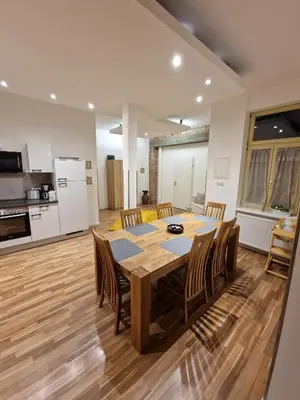 Küche/Küchenzeile in der Unterkunft Altstadt-Apartment Rothenberg