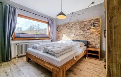 Ein Bett oder Betten in einem Zimmer der Unterkunft Pet Friendly Apartment