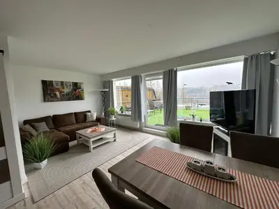 TV/Unterhaltungsangebot in der Unterkunft Ferienwohnung Harz #4, Pool, Sauna, WLAN