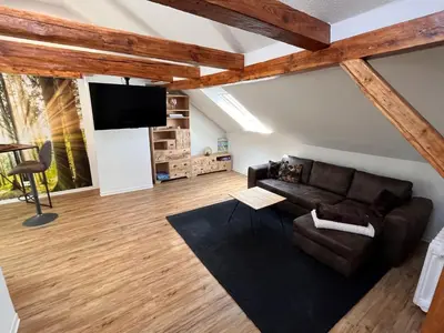 TV/Unterhaltungsangebot in der Unterkunft HAR(z)MONIE Penthouse in Blankenburg