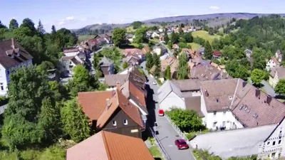 Naturlandschaft in der Nähe des Ferienhauses