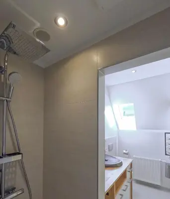 Ein Badezimmer in der Unterkunft Ferienwohnung Häusli