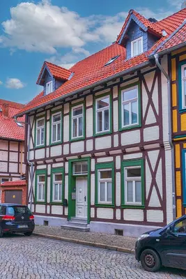Das Gebäude in dem sich die Ferienwohnung befindet