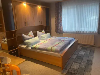 Ein Bett oder Betten in einem Zimmer der Unterkunft Haus Wiesenblick