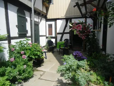 Ein Garten an der Unterkunft Ferienwohnung Brockenblick