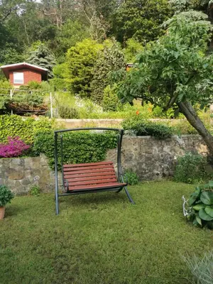 Ein Garten an der Unterkunft Ferienwohnung Brockenblick