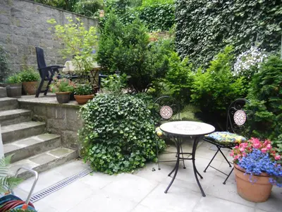 Ein Garten an der Unterkunft Ferienwohnung Brockenblick