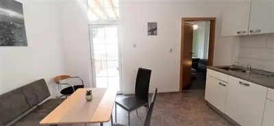 Küche/Küchenzeile in der Unterkunft Apartment für bis zu 6 Personen mit Balkon