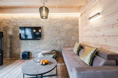 TV/Unterhaltungsangebot in der Unterkunft Bergwaldchalet Komfort