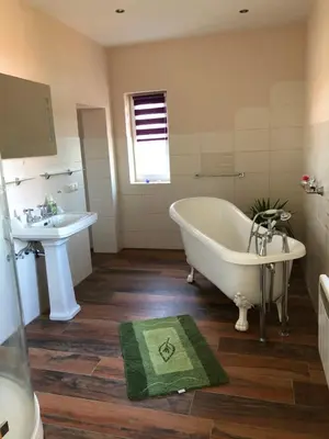 Ein Badezimmer in der Unterkunft Almaresidenz