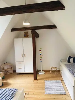 Ein Bett oder Betten in einem Zimmer der Unterkunft Birke