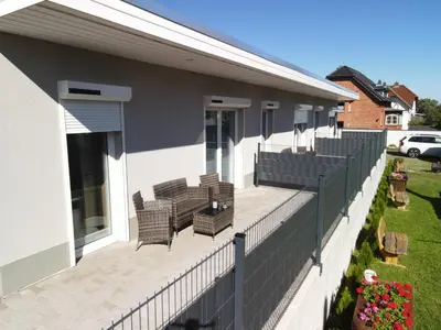 Das Gebäude in dem sich die Ferienwohnung befindet