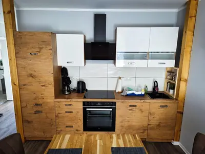 Küche/Küchenzeile in der Unterkunft Ferienwohnung Vogt