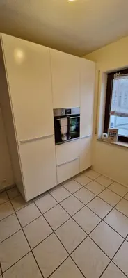 Küche/Küchenzeile in der Unterkunft Ferienwohnung in zentraler Lage und Kurparknähe
