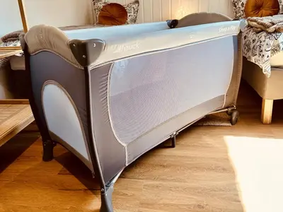 Ein Bett oder Betten in einem Zimmer der Unterkunft Pavillon Am Kurpark - 80 qm - Balkon & Grill - Wallbox - inklusive Wäsche