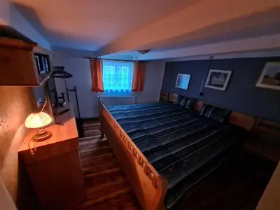 Ein Bett oder Betten in einem Zimmer der Unterkunft Ferienhaus Schatzliebe