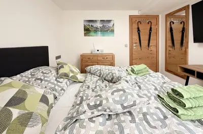 Ein Bett oder Betten in einem Zimmer der Unterkunft Haus an der Sieber
