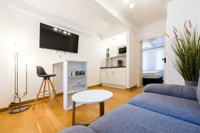 TV/Unterhaltungsangebot in der Unterkunft Ferienwohnung 1 - Marktkirchhof