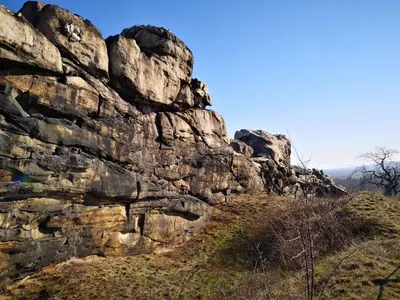 Naturlandschaft in der Nähe des Ferienhauses