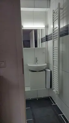 Ein Badezimmer in der Unterkunft Günstige, schöne Ferienwohnung im Wanderparadies