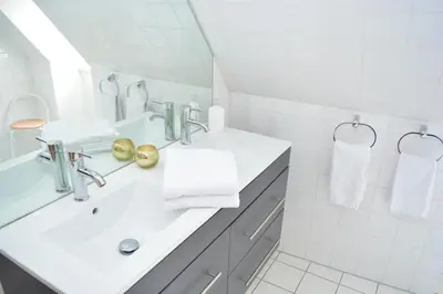 Ein Badezimmer in der Unterkunft Maisonette-Appartement