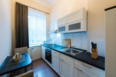 Küche/Küchenzeile in der Unterkunft Appartement mit 1 Schlafzimmer