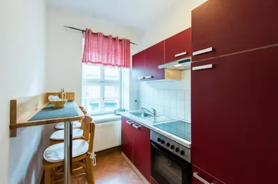 Küche/Küchenzeile in der Unterkunft Appartement mit 1 Schlafzimmer