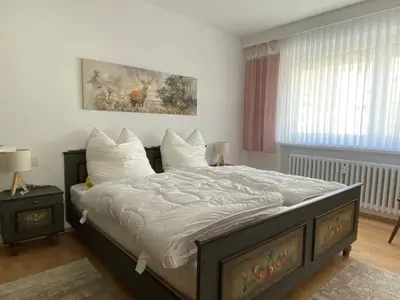 Ein Bett oder Betten in einem Zimmer der Unterkunft Gosch am Kurpark