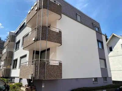 Das Gebäude in dem sich die Ferienwohnung befindet