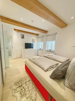 TV/Unterhaltungsangebot in der Unterkunft Wohnung 3 Am Schlosspark