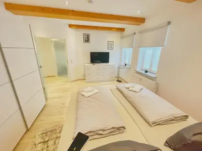 TV/Unterhaltungsangebot in der Unterkunft Wohnung 3 Am Schlosspark
