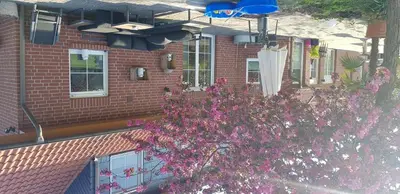 Das Gebäude in dem sich die Ferienwohnung befindet