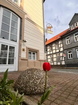 Das Gebäude in dem sich die Ferienwohnung befindet