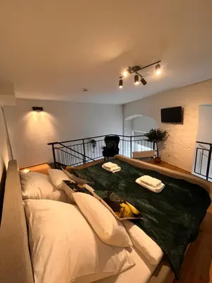 Ein Bett oder Betten in einem Zimmer der Unterkunft Apartment Ritter Ramm - Holiday Living